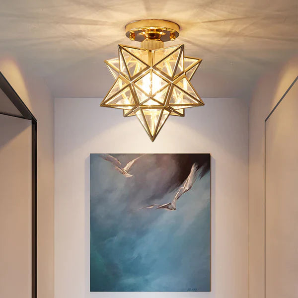 Creative Metal Star Ceiling Light