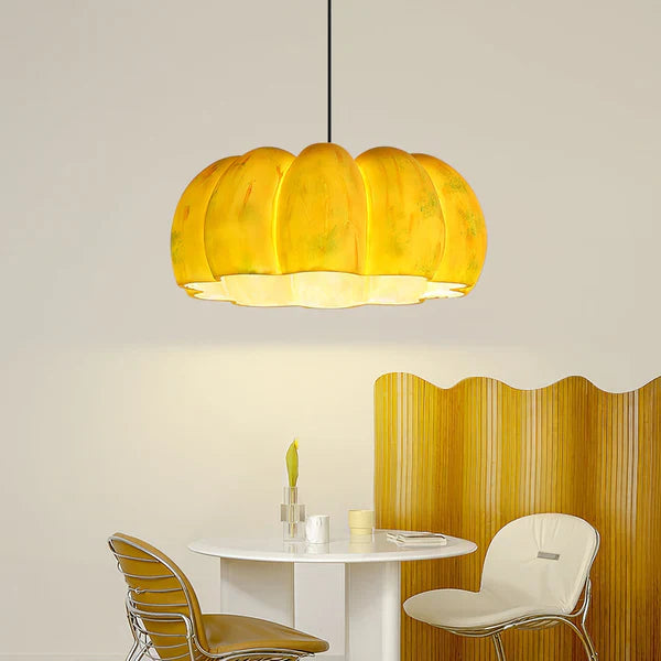 Eco-friendly Resin Pumpkin Pendant Light