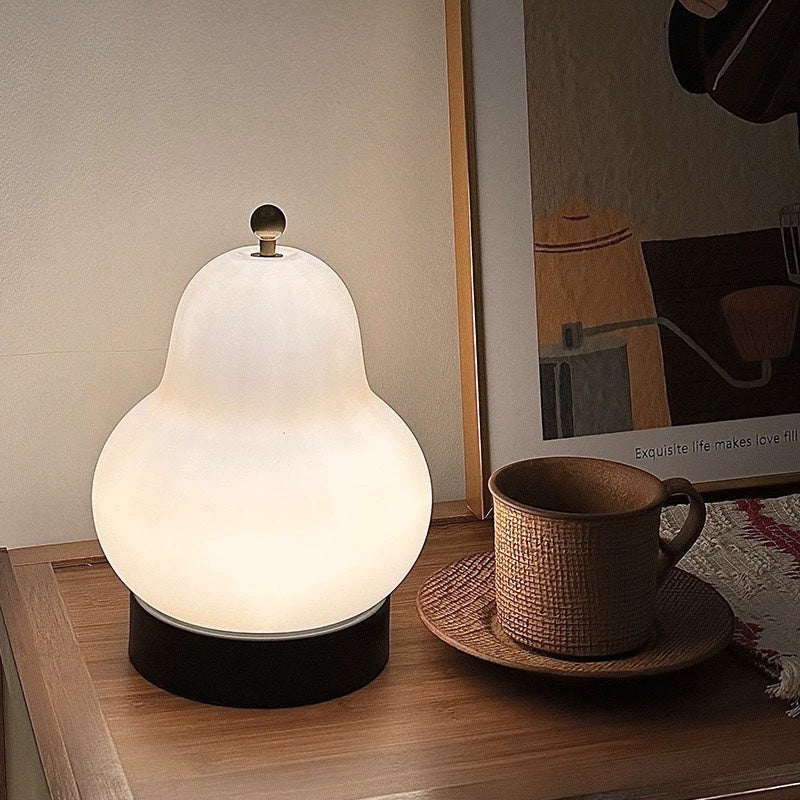 French Cream Pear Touch Portable Table Light