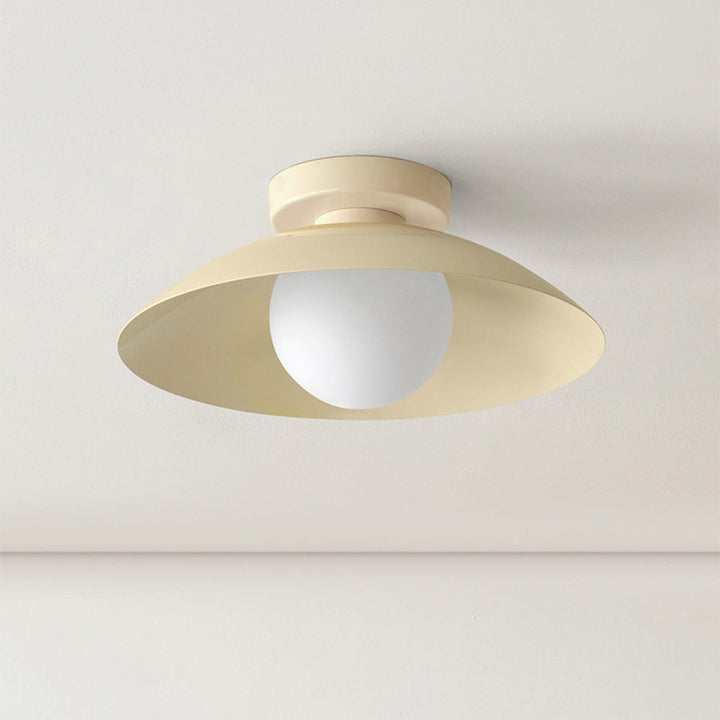 Simple Round Metal Flush Mount Ceiling Light For Kitchen