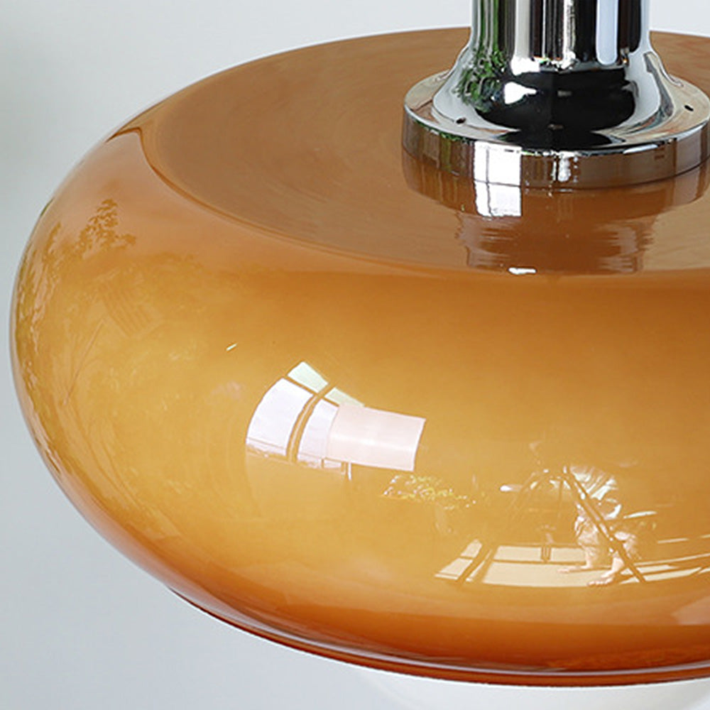 Bauhaus Dome Coffee Glass Pendant Light