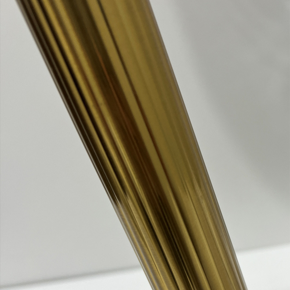 Contemporary Gold Glass Bedroom Table Lamp