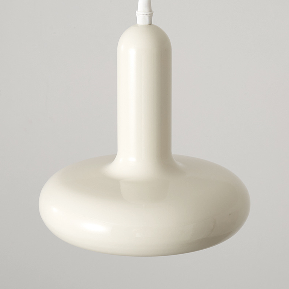 Bauhaus Puck Creamy Pendant Light