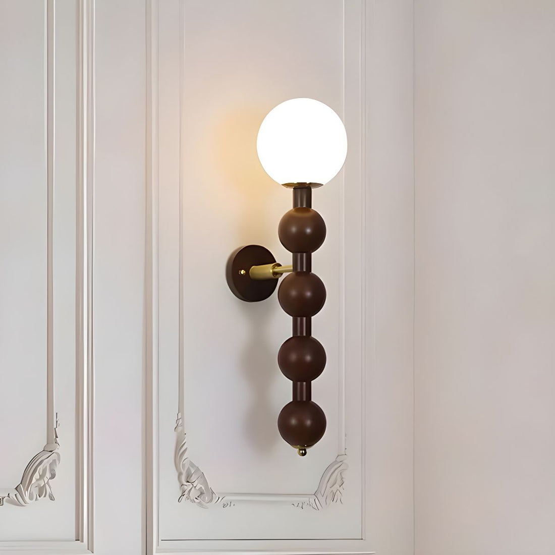 Bauhaus Long Multiple Balls Metal Wall Light