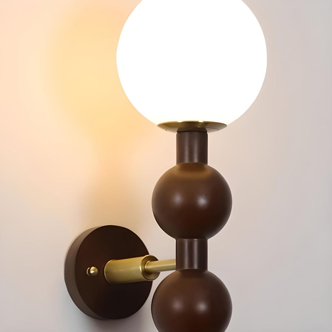 Bauhaus Long Multiple Balls Metal Wall Light