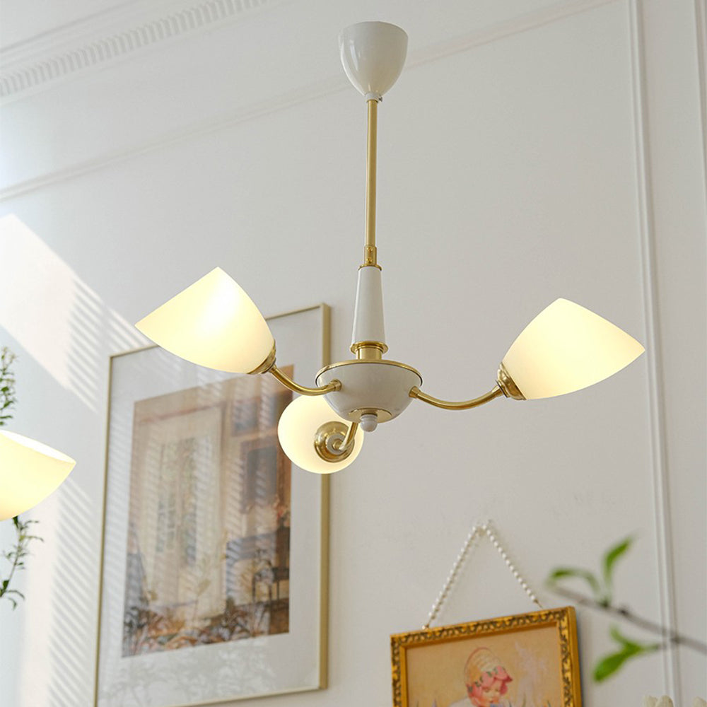 Medieval Modern Simple Black Bedroom Chandelier