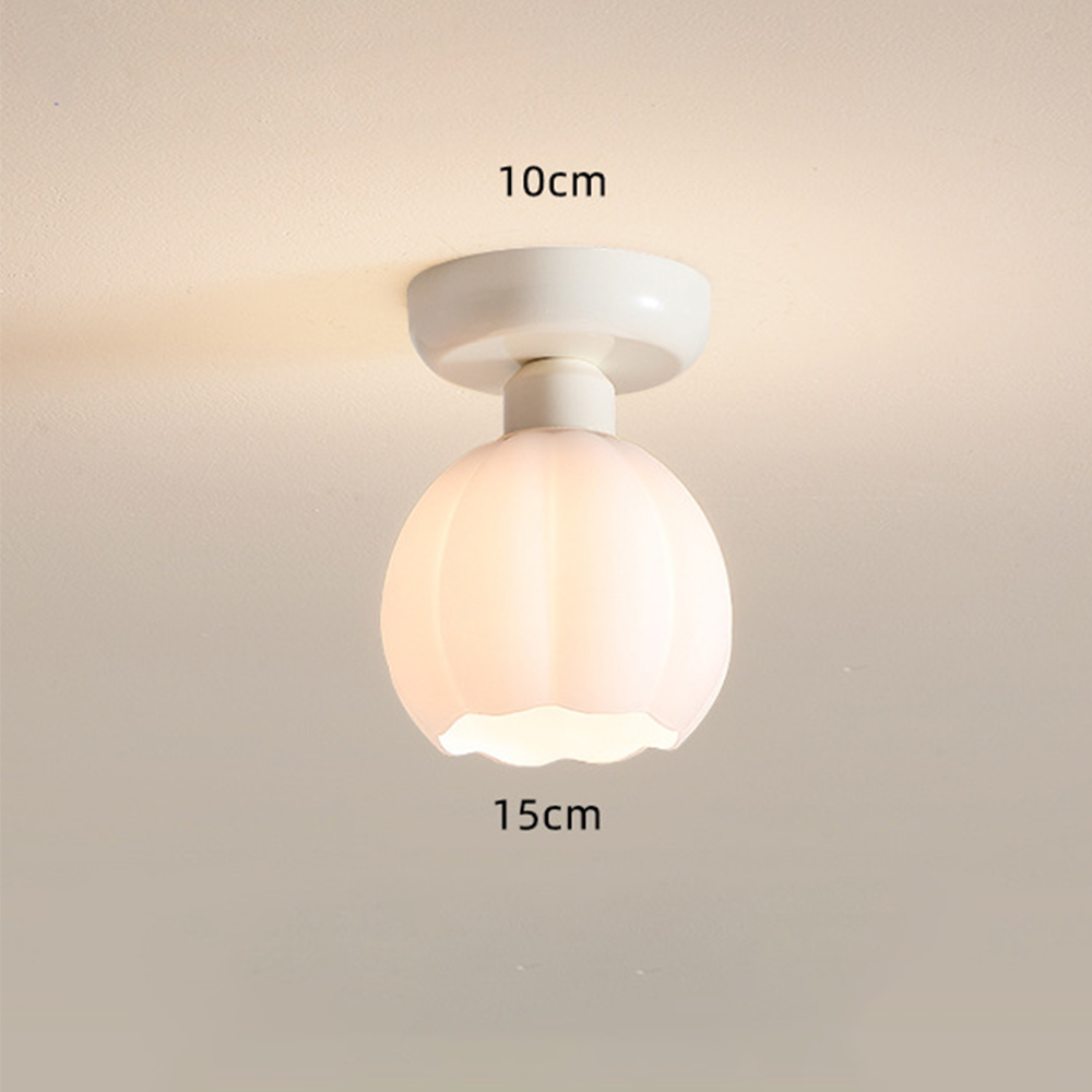 Cream Pumpkin Creative Corridor Aisle Ceiling Light