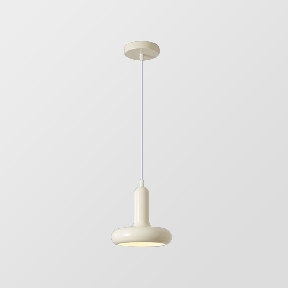 Bauhaus Puck Creamy Pendant Light