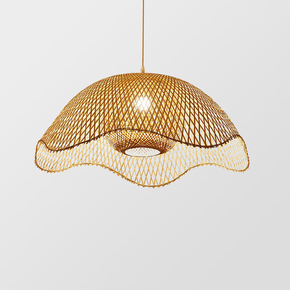 Bamboo Woven Hanging Lighting