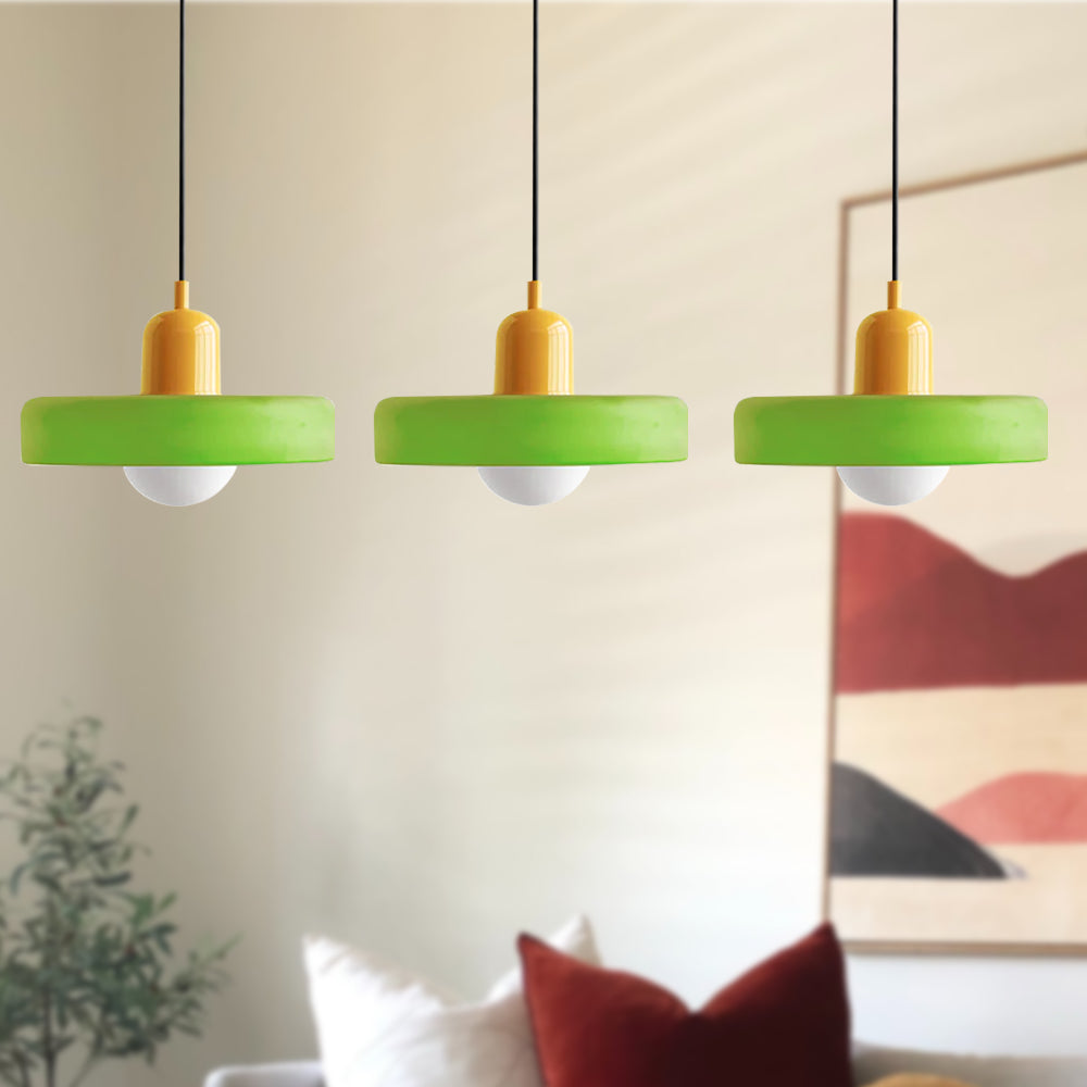 3 Heads Bauhaus Modern Simple Glass Pendant Light