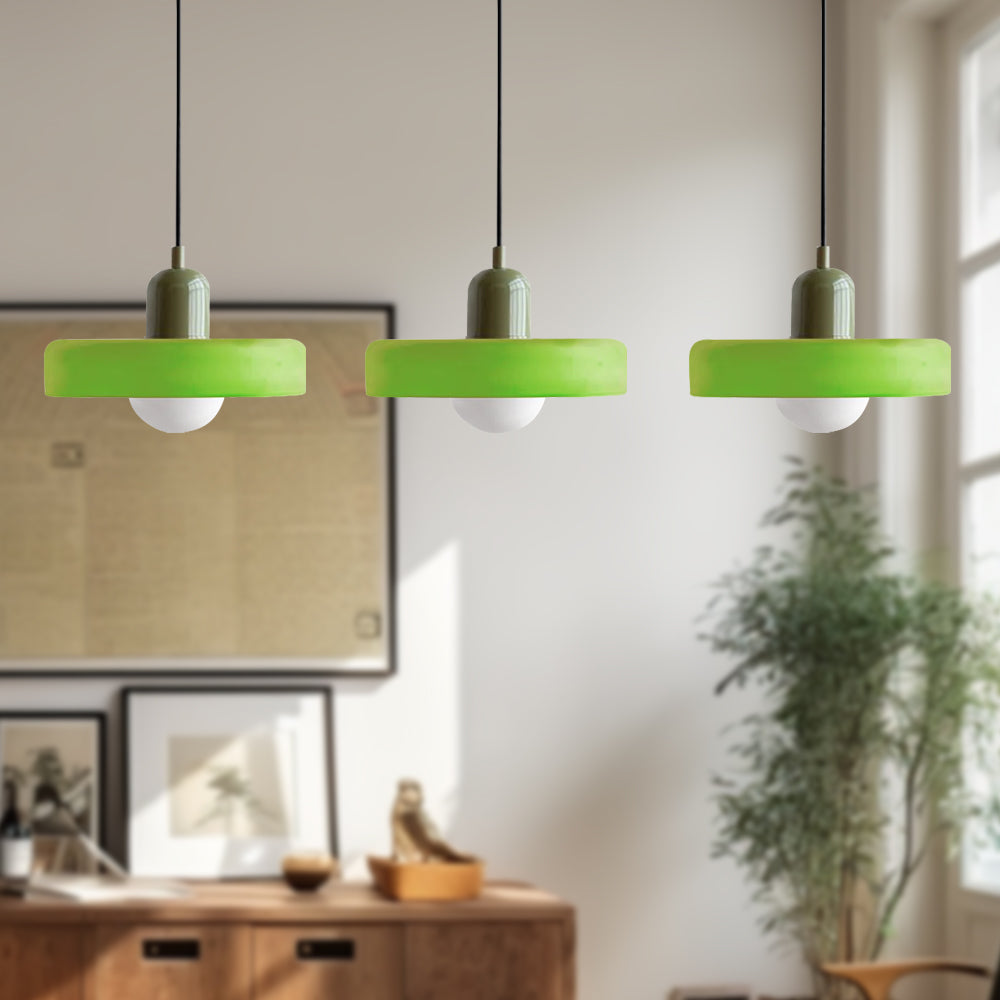 3 Heads Bauhaus Modern Simple Glass Pendant Light