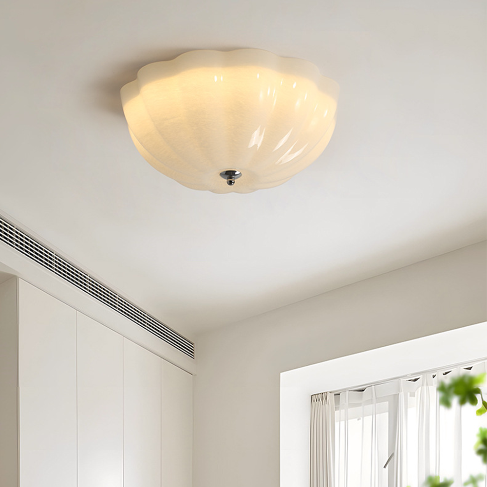 Simple French Retro LED Ceiling Lamp