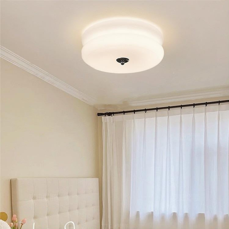 Art Deco Cream Cake Ceiling Light