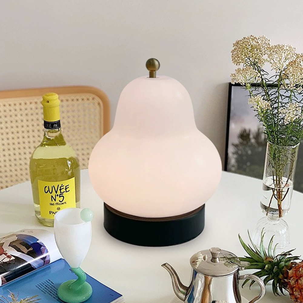 French Cream Pear Touch Portable Table Light