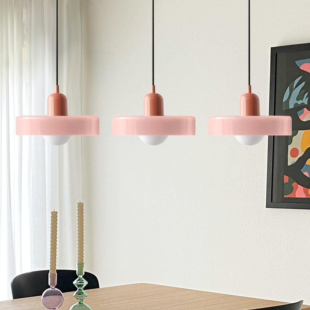 3 Heads Bauhaus Modern Simple Glass Pendant Light