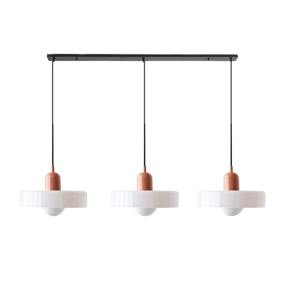 3 Heads Bauhaus Modern Simple Glass Pendant Light