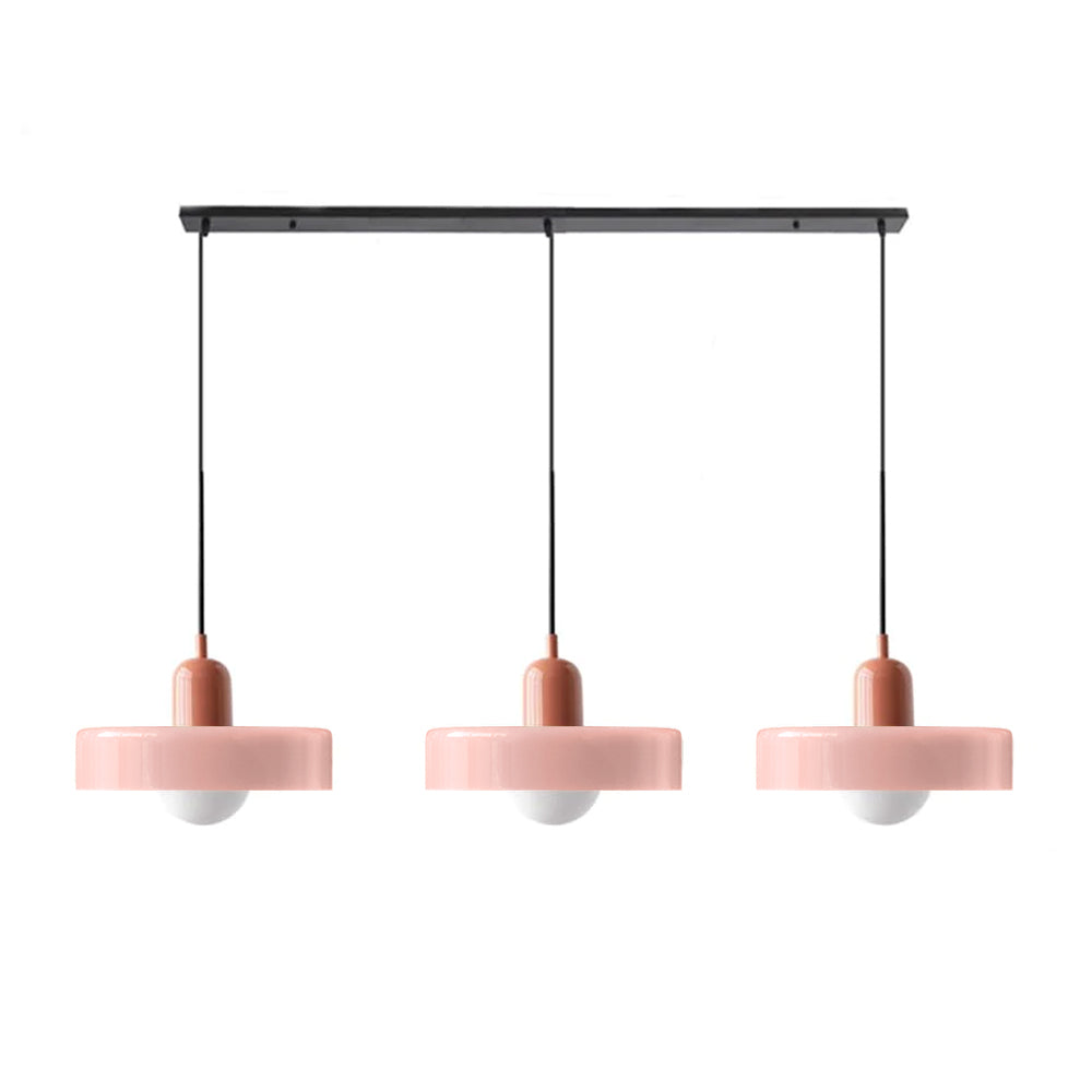 3 Heads Bauhaus Modern Simple Glass Pendant Light