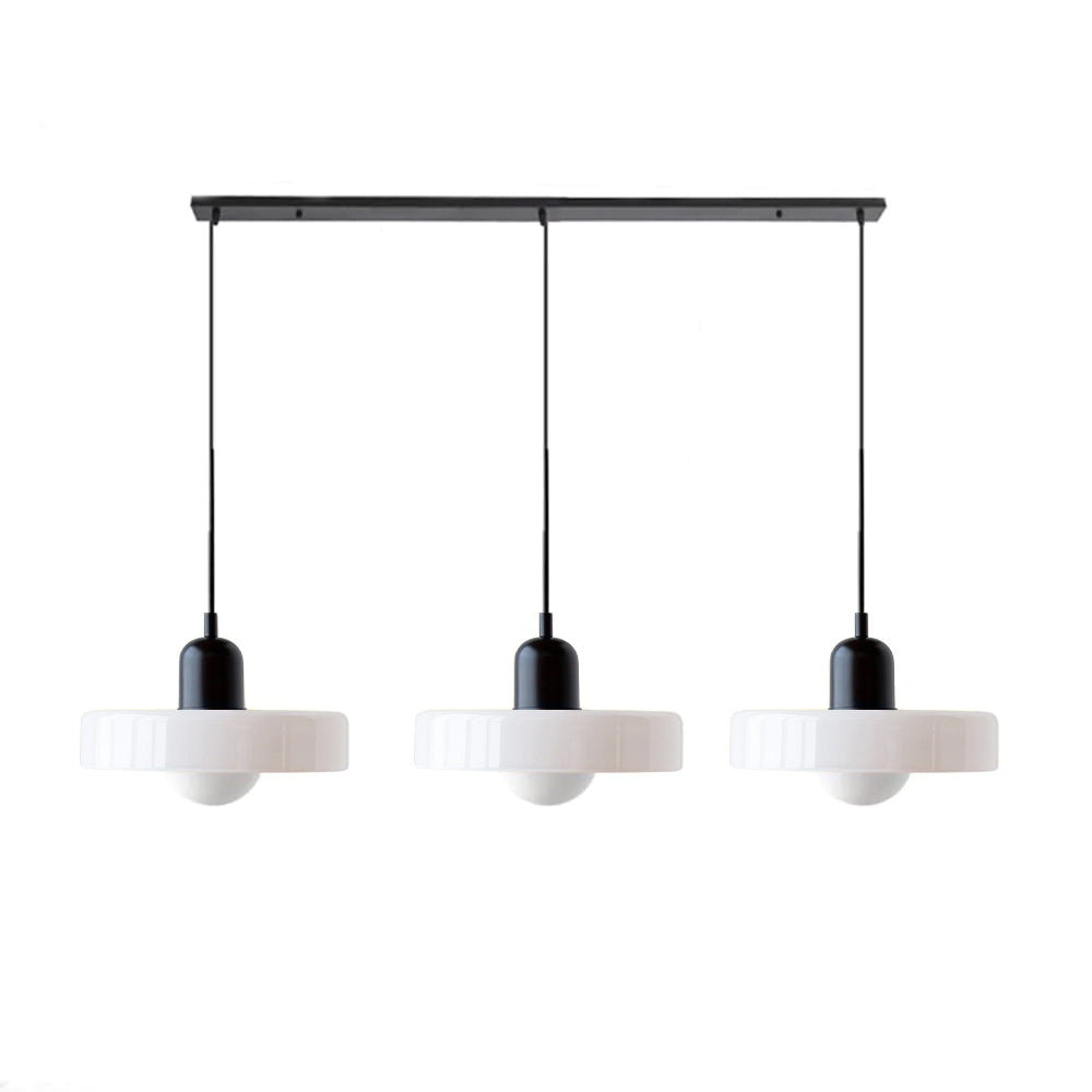 3 Heads Bauhaus Modern Simple Glass Pendant Light