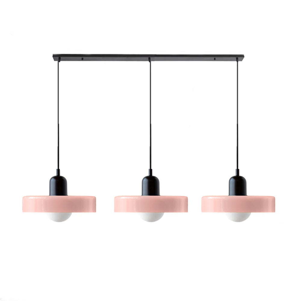 3 Heads Bauhaus Modern Simple Glass Pendant Light