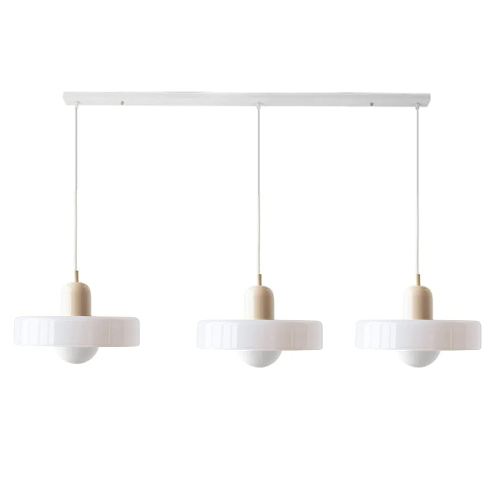 3 Heads Bauhaus Modern Simple Glass Pendant Light