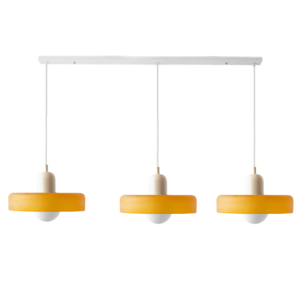 3 Heads Bauhaus Modern Simple Glass Pendant Light