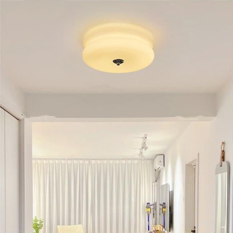 Art Deco Cream Cake Ceiling Light