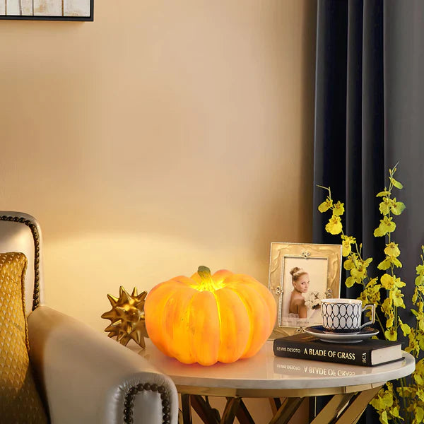 Resin Portable Pumpkin Table Light