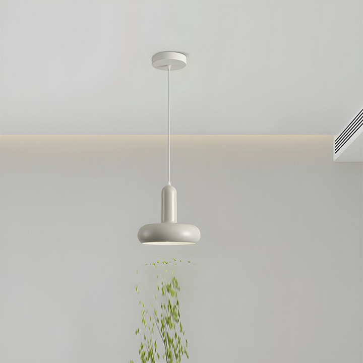 Bauhaus Puck Creamy Pendant Light