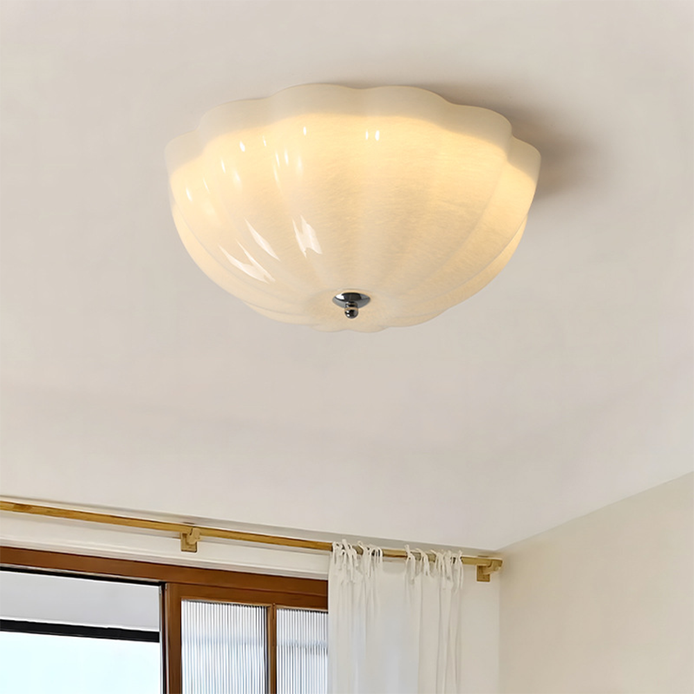 Simple French Retro LED Ceiling Lamp