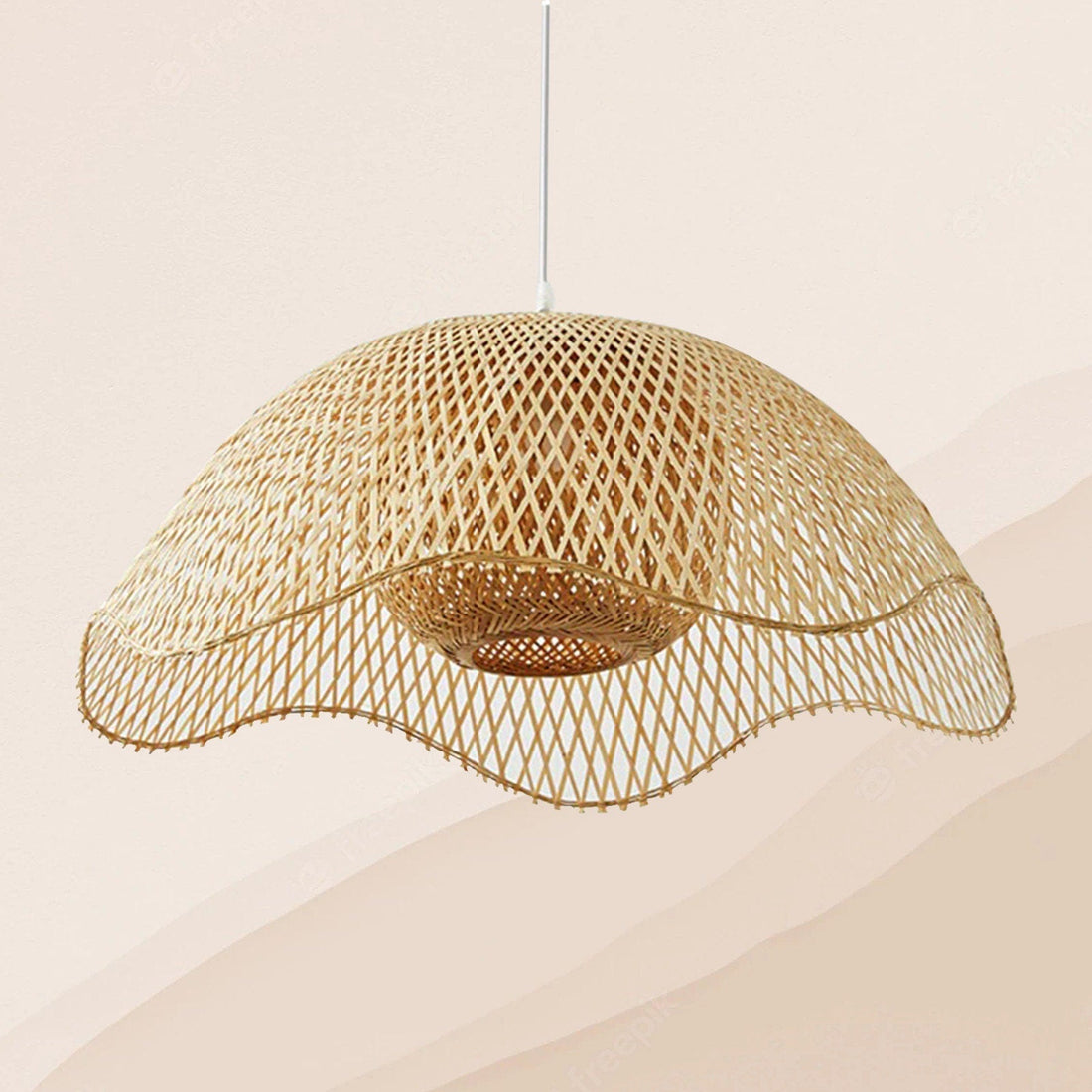 Bamboo Woven Hanging Lighting