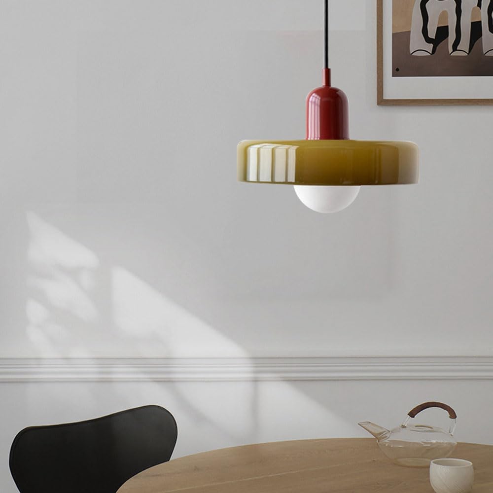 3 Heads Bauhaus Modern Simple Glass Pendant Light