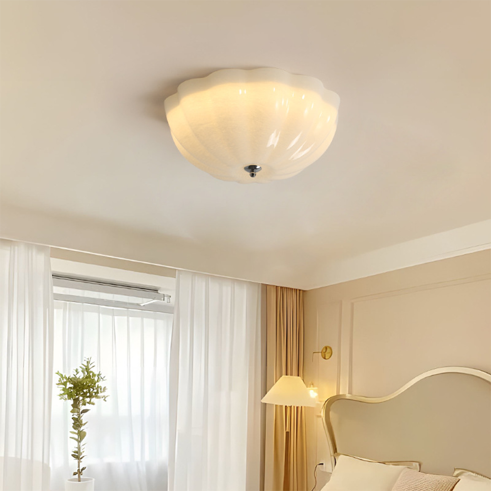 Simple French Retro LED Ceiling Lamp