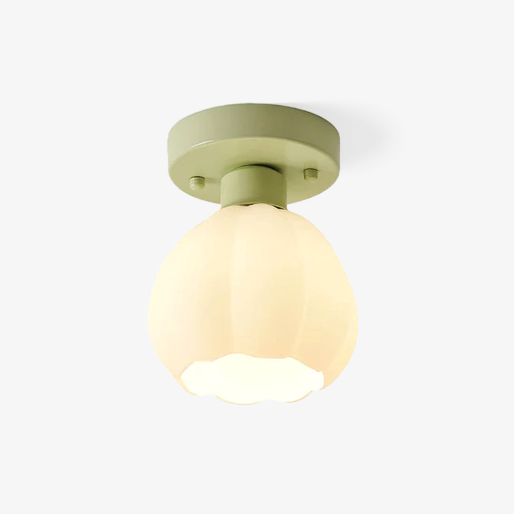 Cream Pumpkin Creative Corridor Aisle Ceiling Light