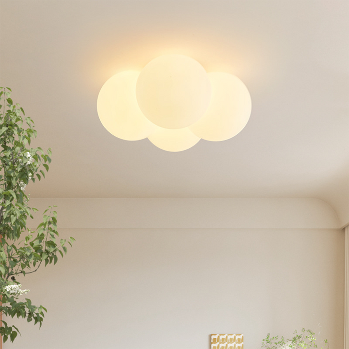 Modern White Cloud Bubbles Ceiling Light