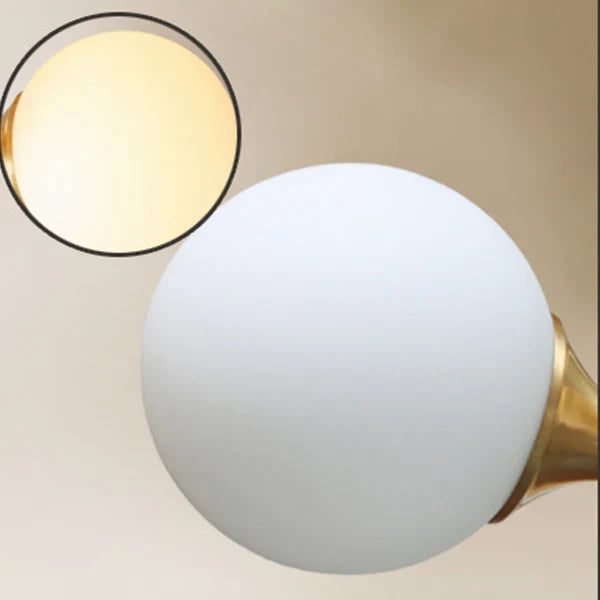 LED Glass Ball Ceiling Lamp