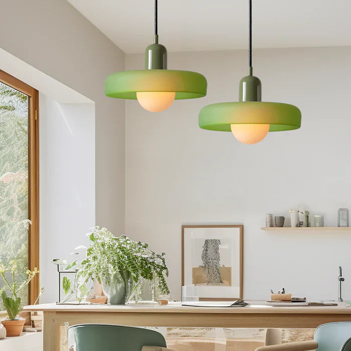 Bauhaus Colorful Glass Pendant Light