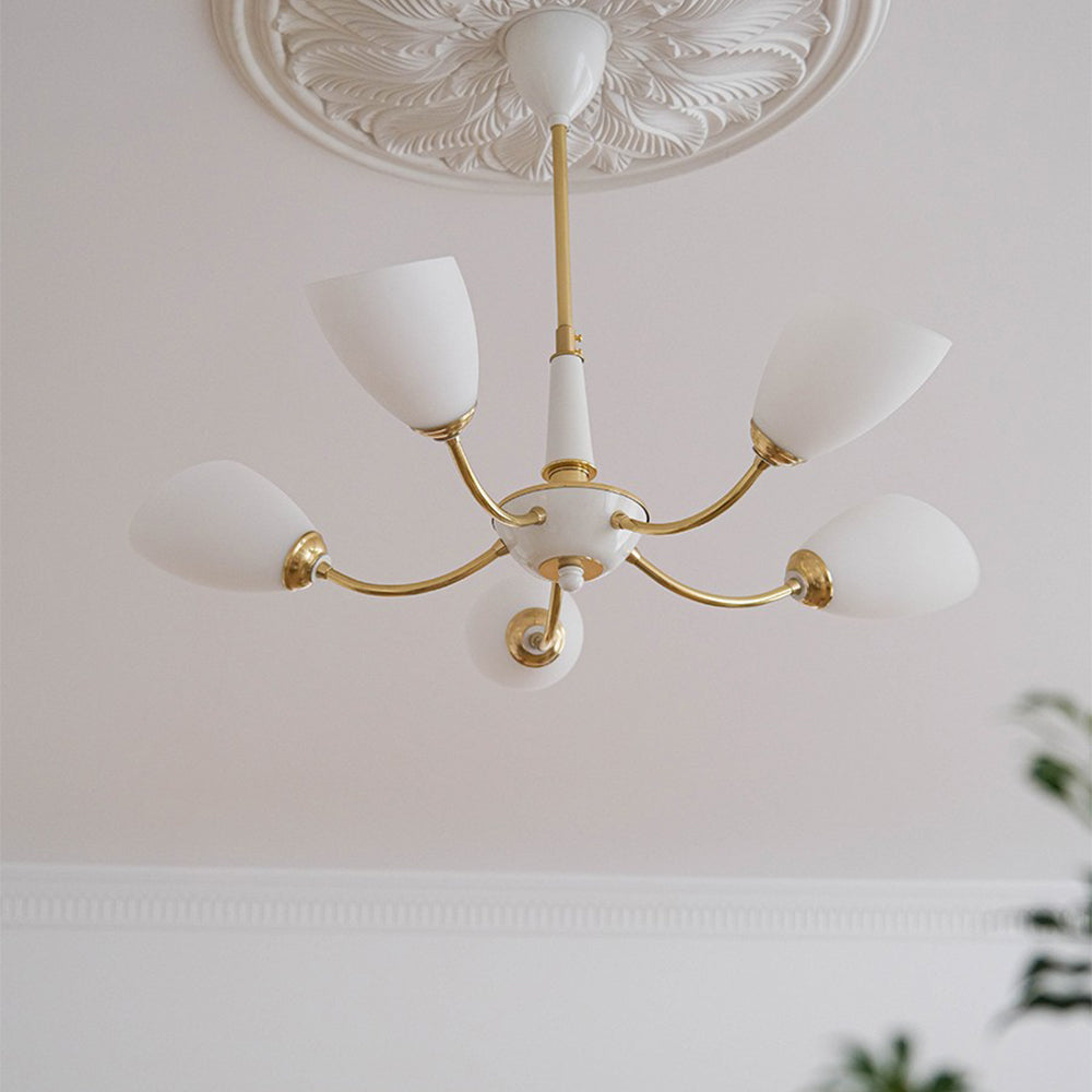 Medieval Modern Simple Black Bedroom Chandelier