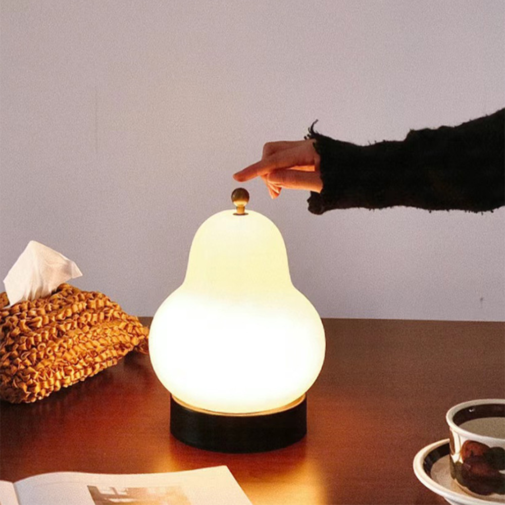 French Cream Pear Touch Portable Table Light