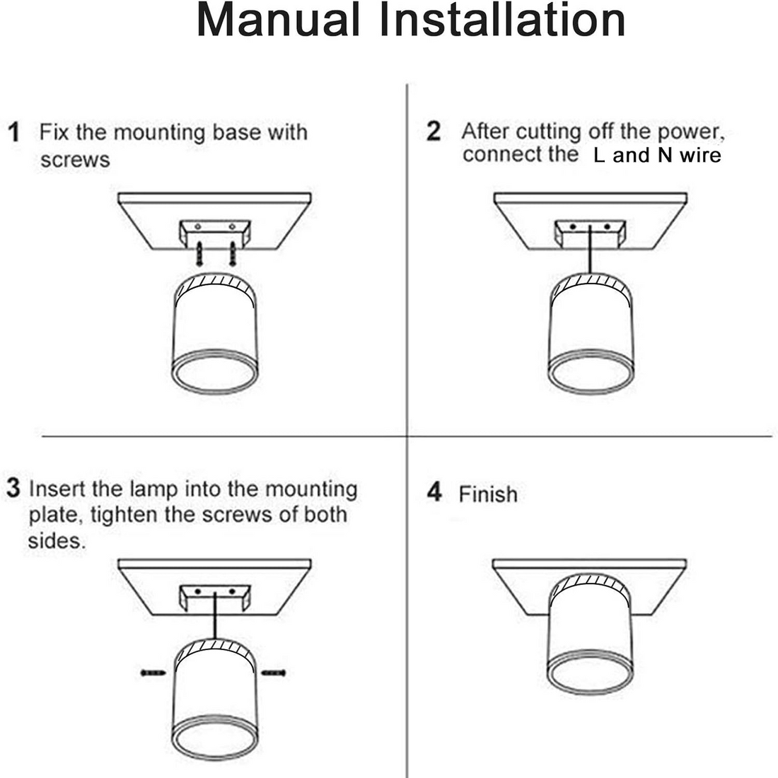 Aluminum Mini Cylinder Ceiling Light