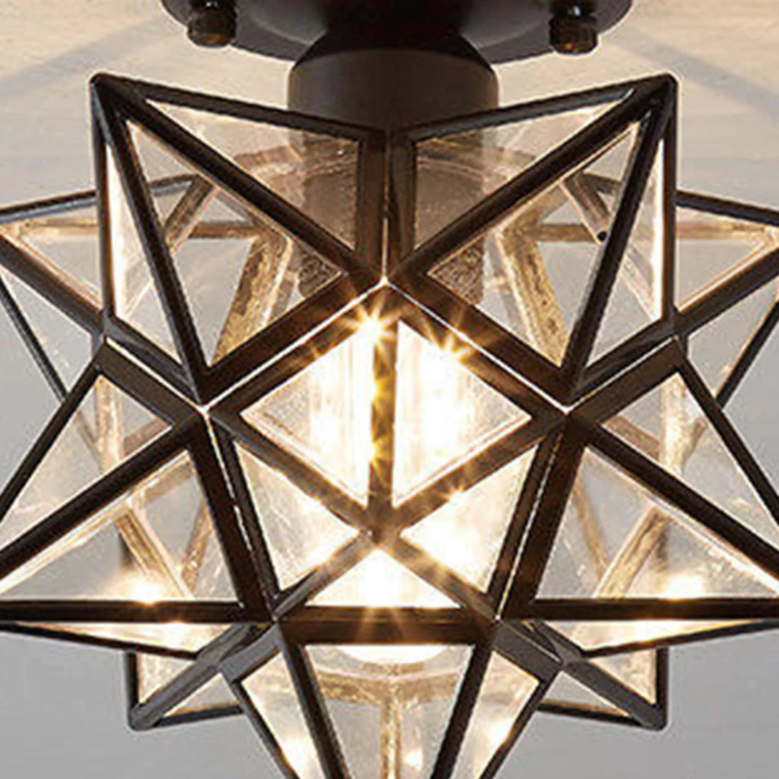 Creative Metal Star Ceiling Light