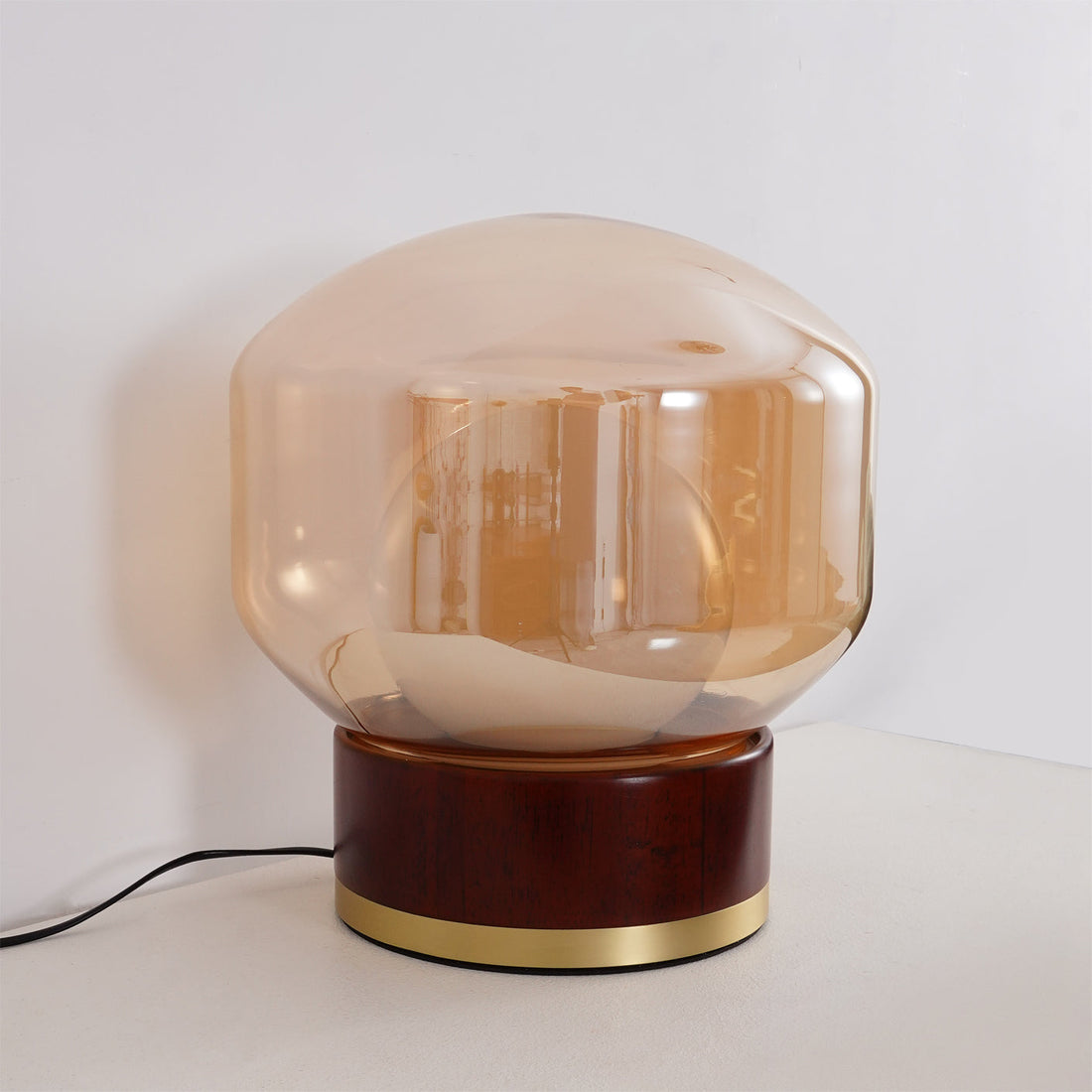 Modern Rigel Round Glass Table Light