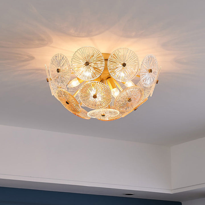 Creative Firework Starburst Glass Chandelier