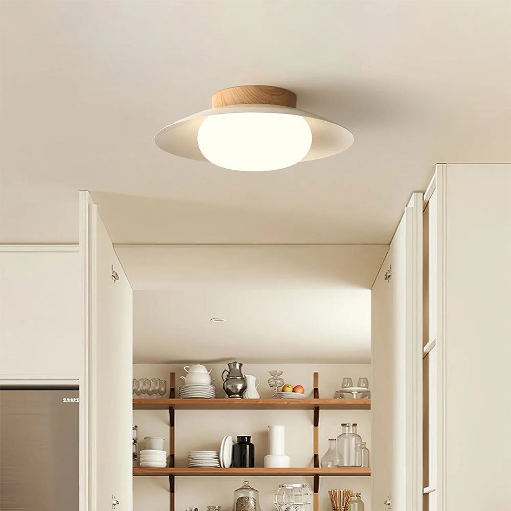 Cream Round White Ceiling Light