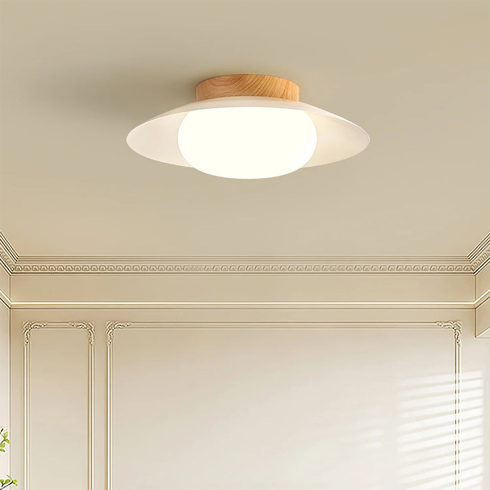 Cream Round White Ceiling Light