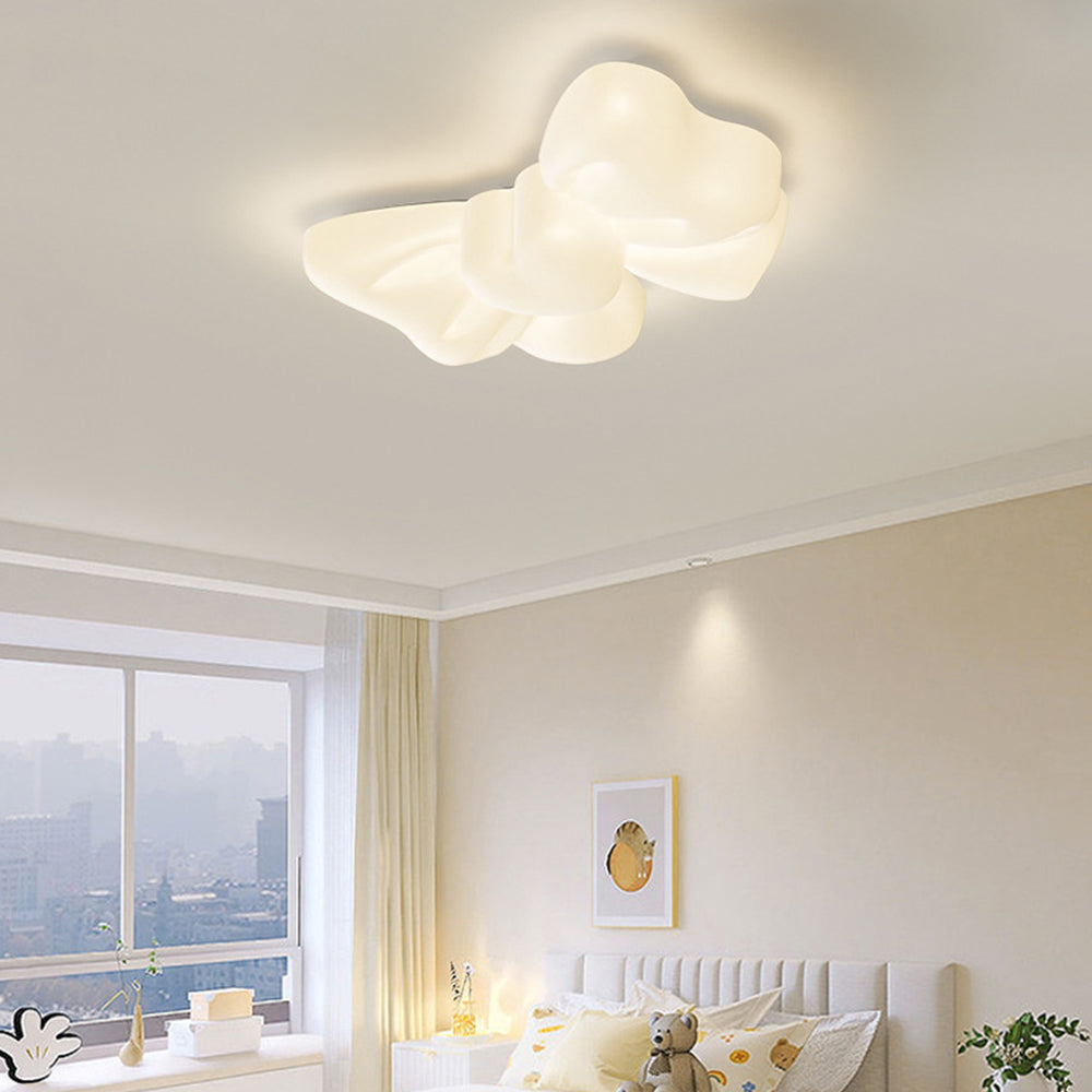 Cream Warm Multi-shaped Ceiling Light For Kids Room