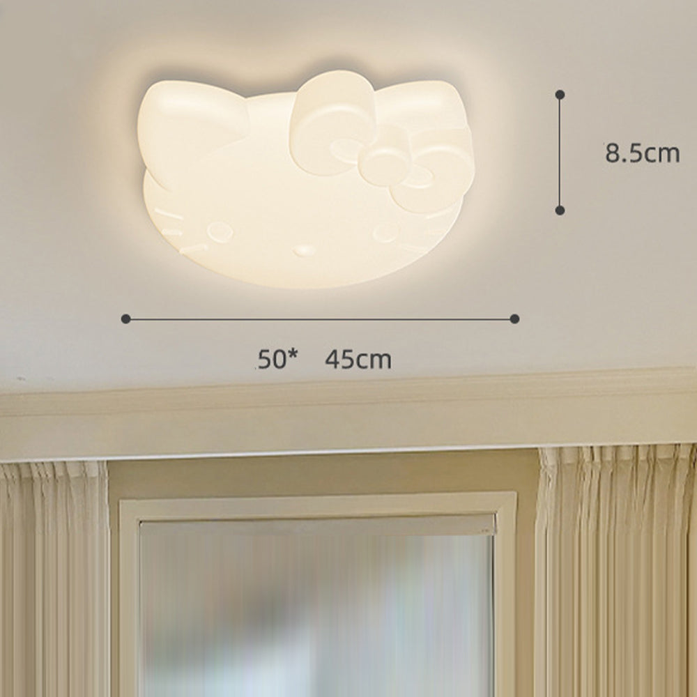 Cream Warm Multi-shaped Ceiling Light For Kids Room