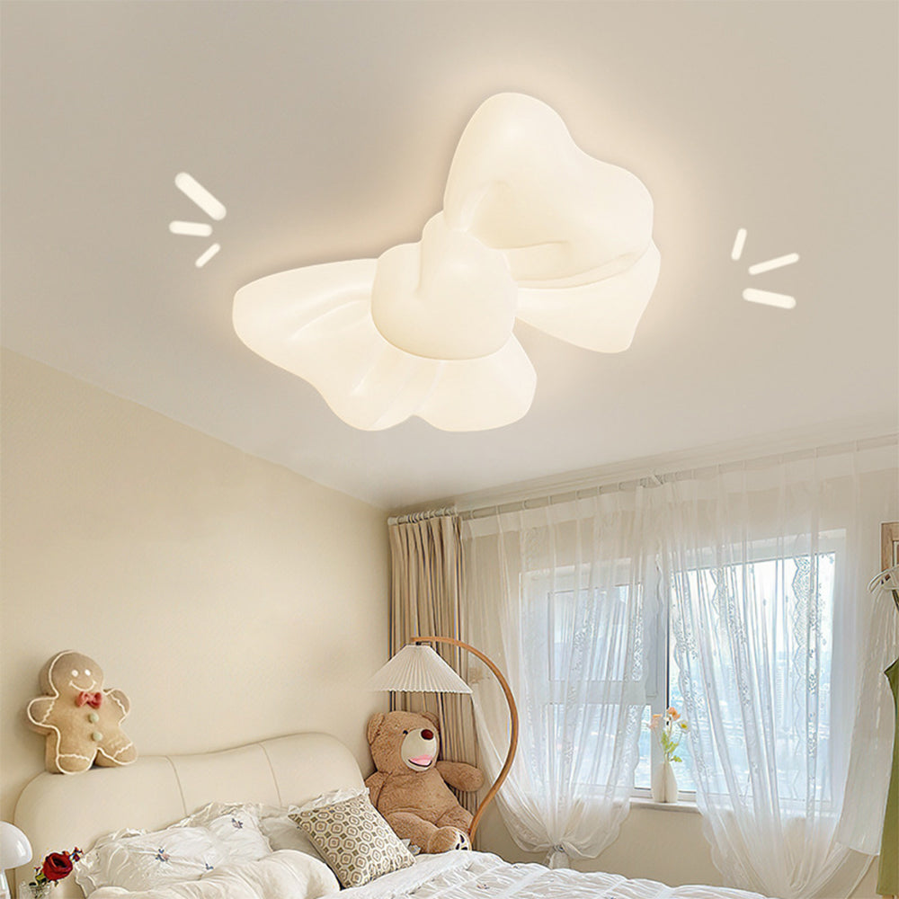 Cream Warm Multi-shaped Ceiling Light For Kids Room