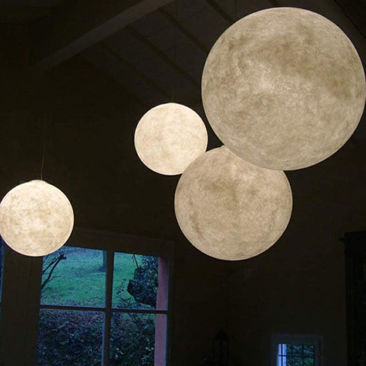 Creative Moon Pendant Light Ball Floor Lamp