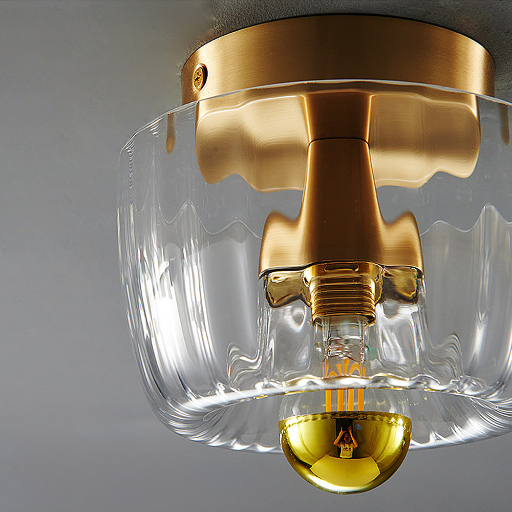 Contemporary Mini Clear Ceiling Light