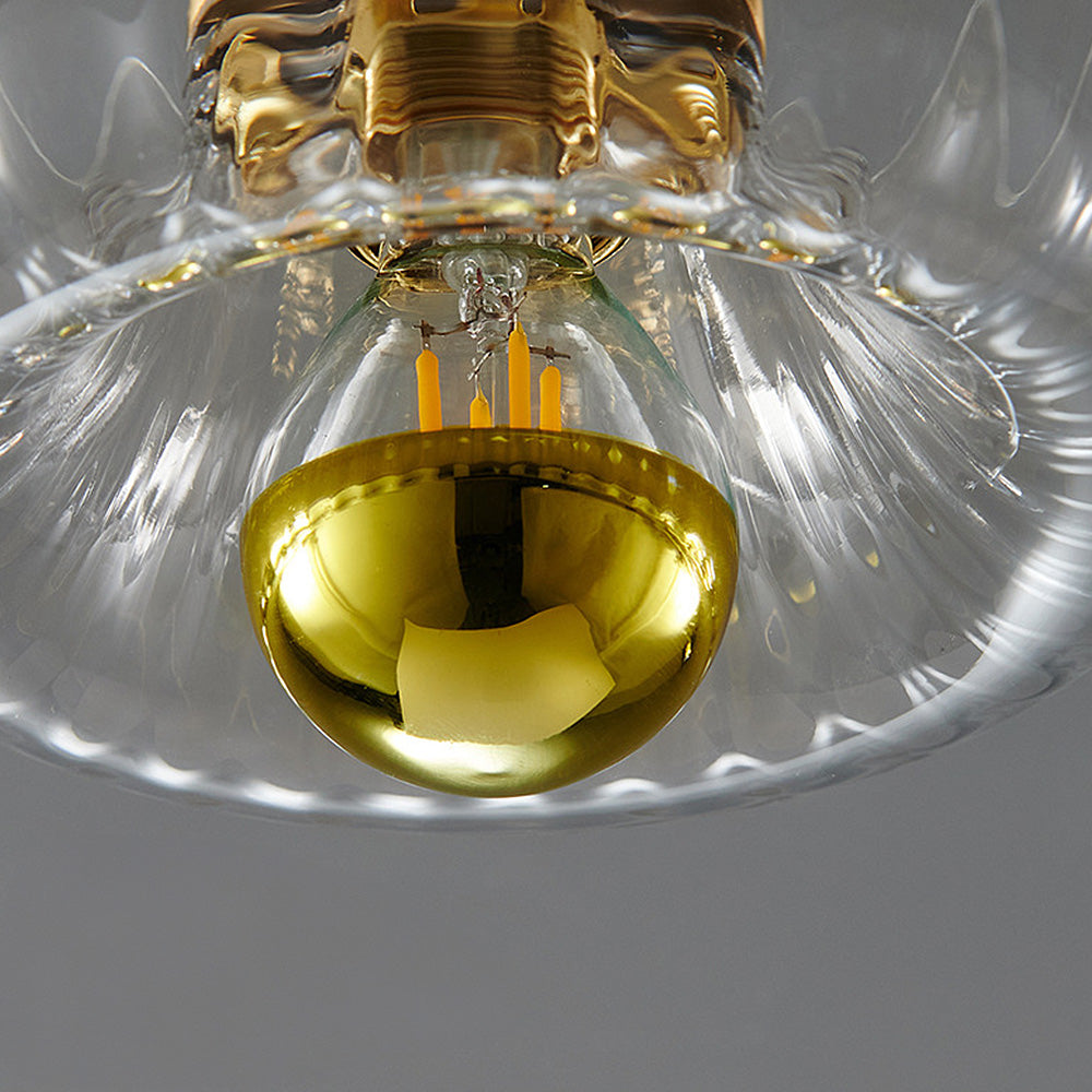 Contemporary Mini Clear Ceiling Light